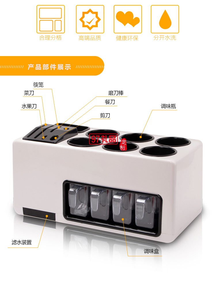 多功能廚房組合套具  收納神器