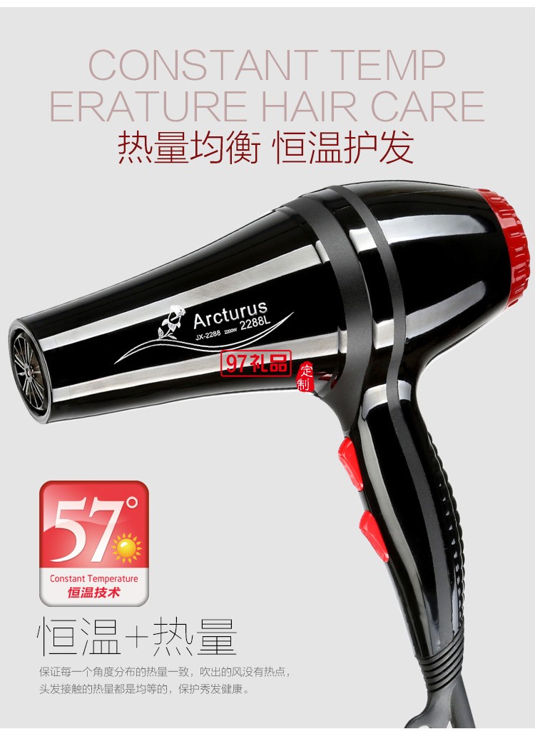 大功率2200藍(lán)光負(fù)離子家用美發(fā)護(hù)發(fā)靜音電吹風(fēng)機(jī)