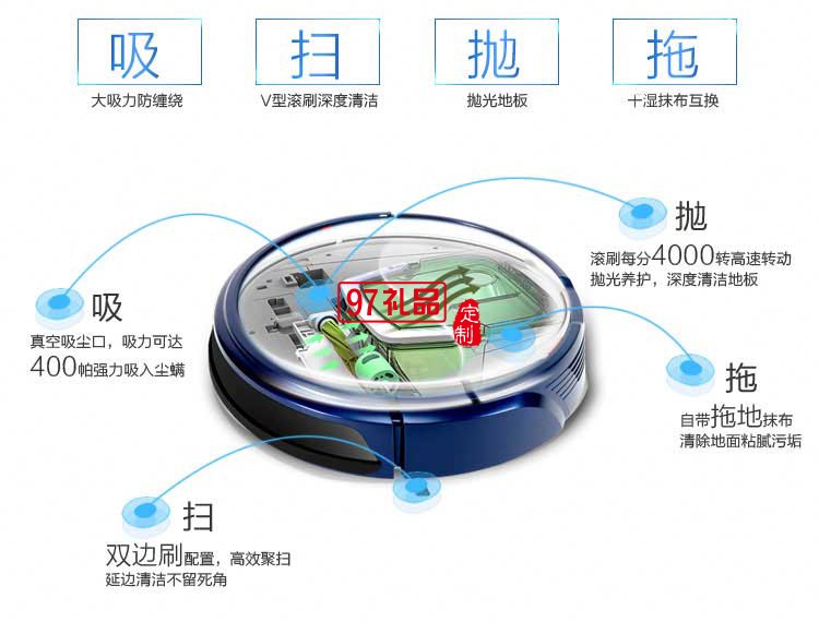 科沃斯掃地機器人地寶美國隊長鋼鐵俠 CEN82C 復仇者聯(lián)盟系列