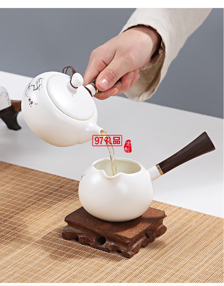 萬(wàn)科地產(chǎn)定制陶瓷功夫茶具套裝