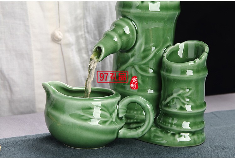 高檔青瓷陶瓷茶具套組禮盒10頭功夫茶壺套裝送客戶禮品定制