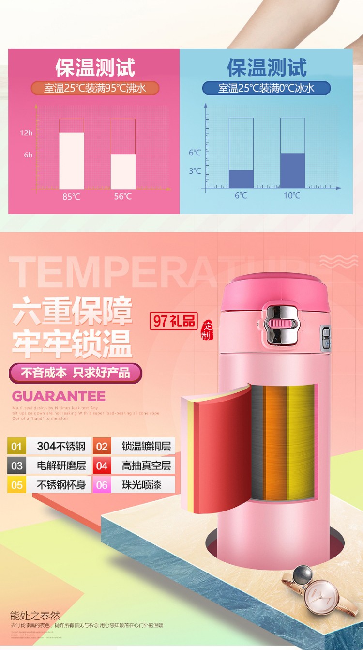 南通大地電氣定制保溫杯案例  可定制LOGO