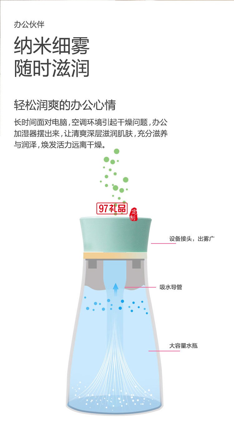 usb迷你三合一 家用車載辦公室凈化器香薰機(jī)企業(yè)禮品定制