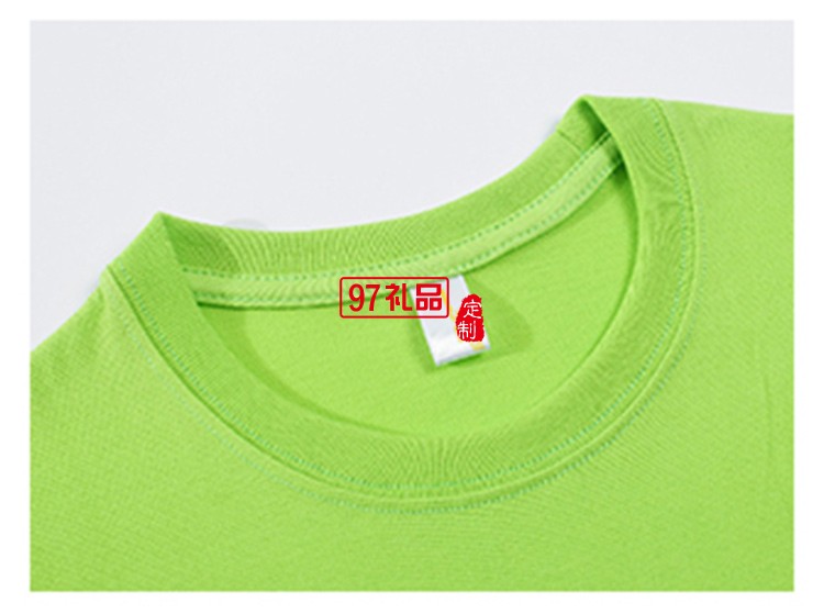 純棉T精梳圓領(lǐng)兒童款可定制logo定制Polo衫員工服飾廣告衫