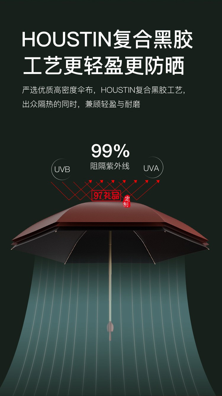 左都太陽傘遮陽傘女晴雨兩用黑膠小巧便攜防曬防紫外線五折迷你傘