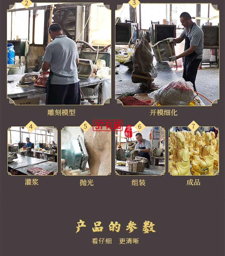 新中式吉祥創(chuàng)意大象工藝品擺件