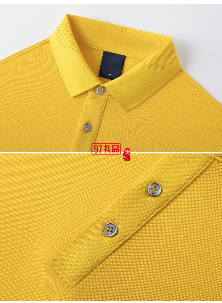 定制廣告衫200g巴洛克蔚藍翻領(lǐng)工作服活動服飾可定制