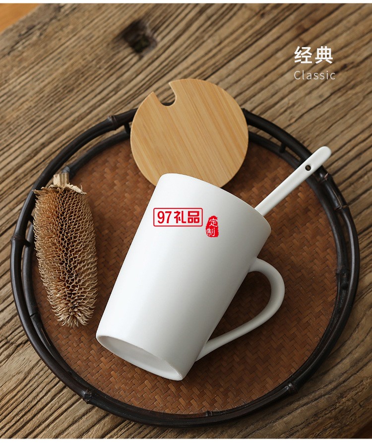 爆款杯子創(chuàng)意陶瓷馬克杯簡約水杯咖啡杯促銷禮品