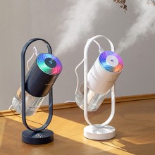 魔影加濕器 充電負離子氛圍燈七彩logo無線充電定制公司廣告禮品