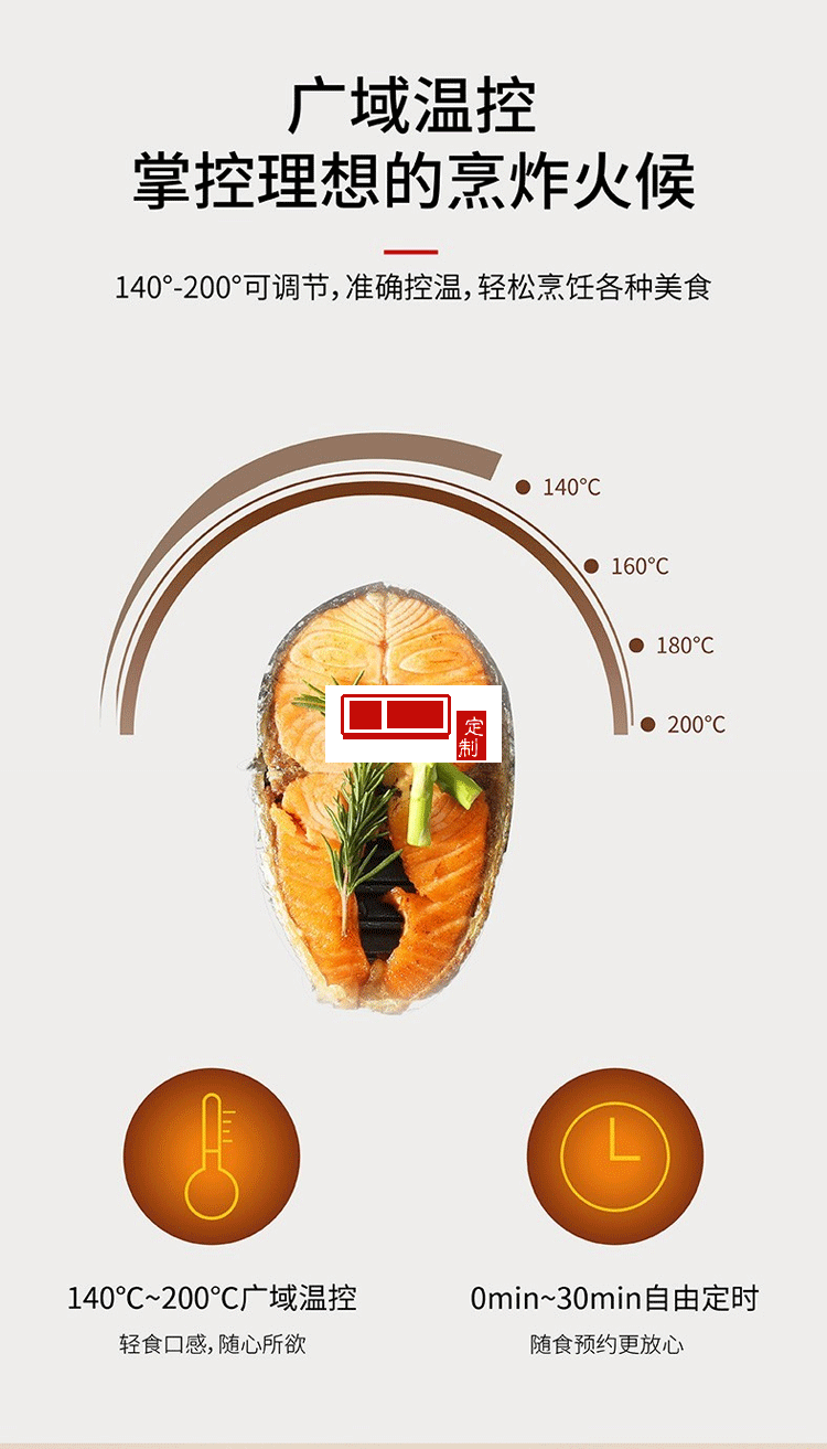 空氣炸鍋新款烤箱大容量智能無(wú)油小多功能全自動(dòng)電一體機(jī)定制公司廣告禮品