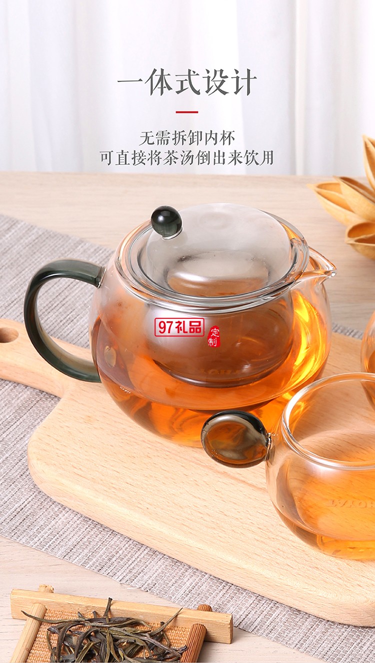 高硼硅耐熱玻璃水杯茶壺水壺