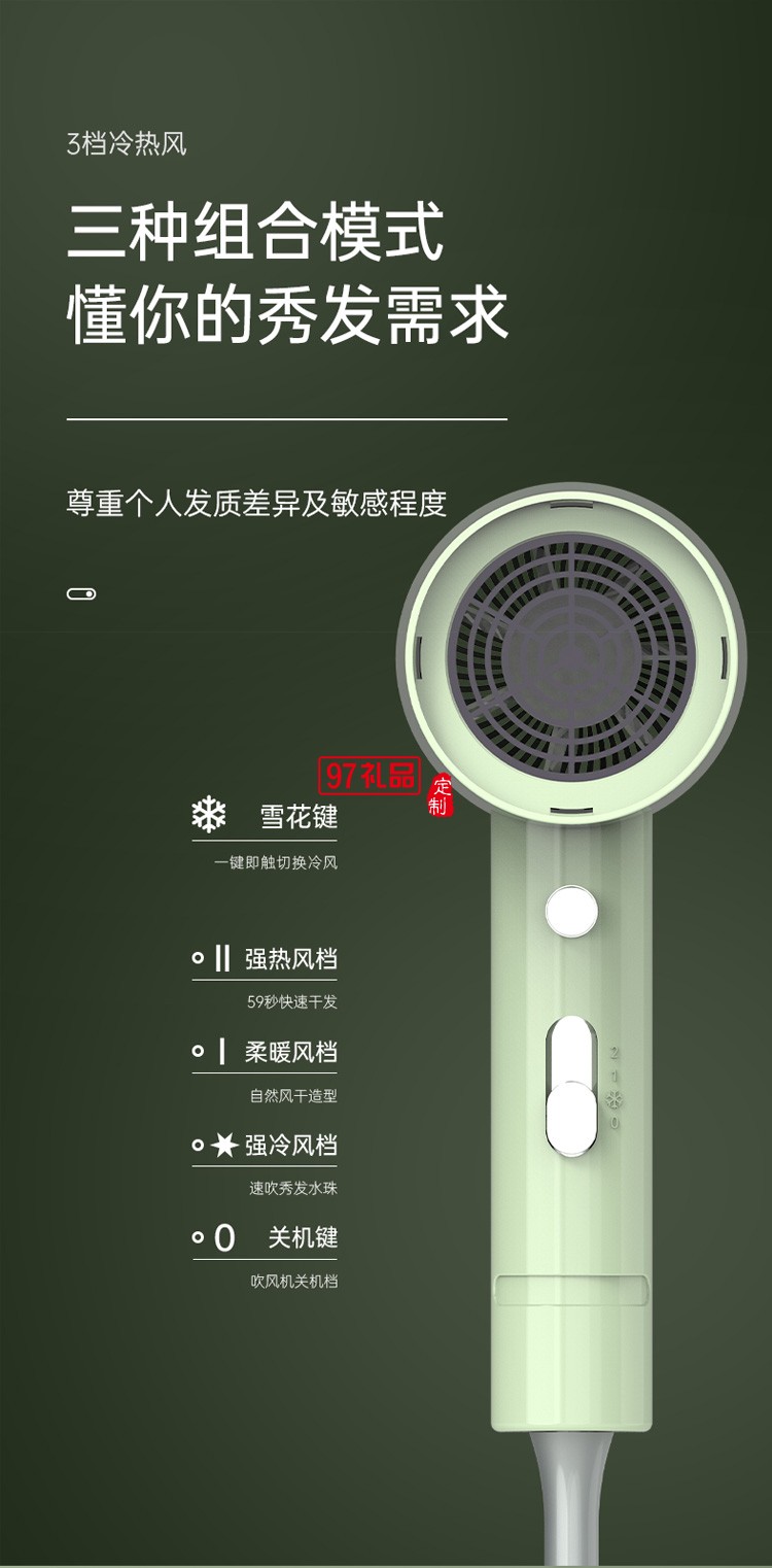 電吹風(fēng)機高速家用大功率負離子護發(fā)吹頭發(fā)定制公司廣告禮品