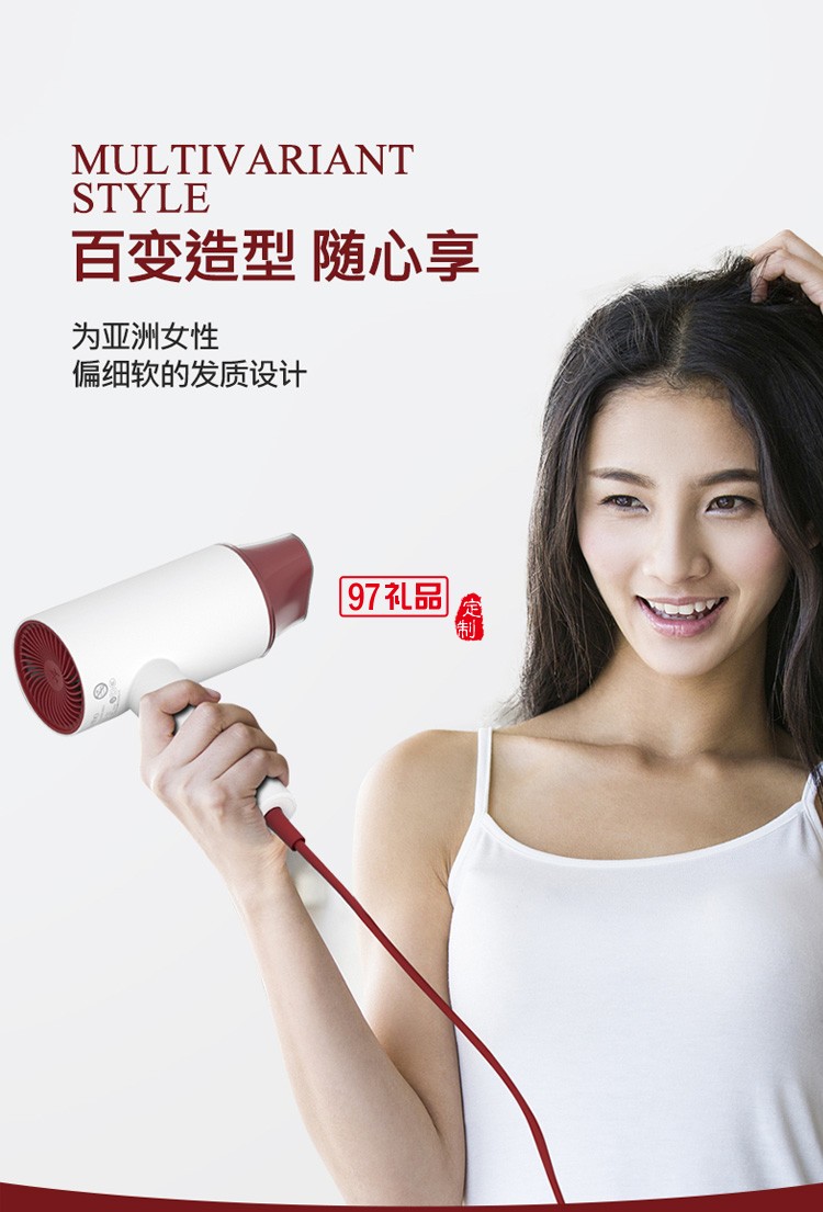 ApiYoo艾優(yōu)電吹風(fēng)機恒溫負離子PF7定制公司廣告禮品