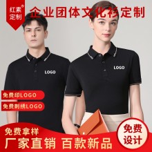 翻領(lǐng)polo團隊文化廣告衫t恤印字logo短袖工作服刺繡工裝2396