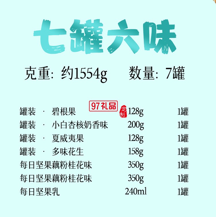 三只松鼠堅果炒貨混合零食大禮包1554g小堅罐裝干果堅果節(jié)日禮盒